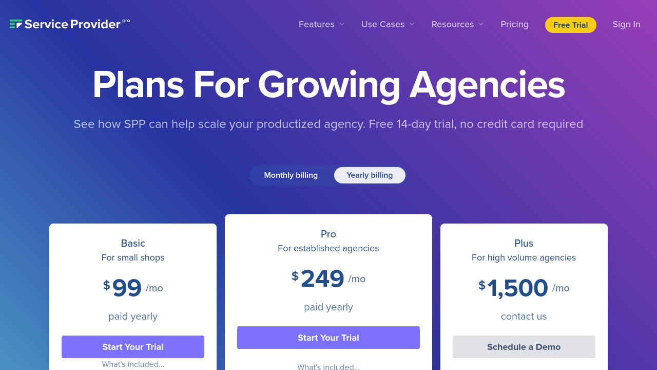 Service Provider Pro